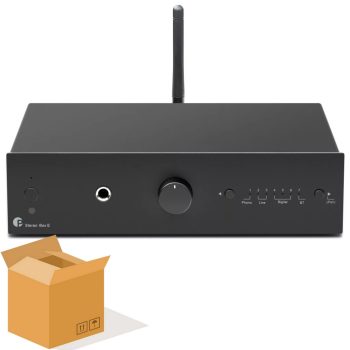   Pro-Ject Stereo Box E - Sztereó erősítő Bluetooth bemenettel /fekete/ - Bontott csomagolású termék