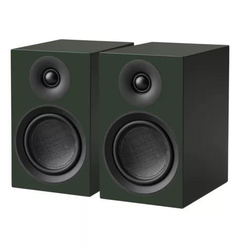 Pro-Ject Speaker Box 5 E Carbon - állványos hangsugárzó /selyemfényű zöld/
