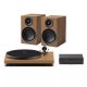 PRO-JECT SZÍNES HANGRENDSZER E - KOMPLETT HIFI SZETT - DIÓ