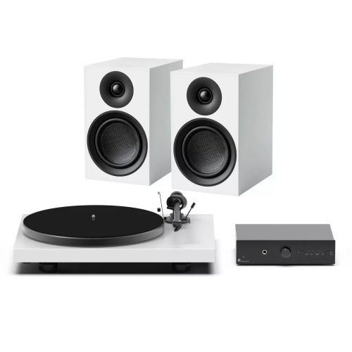 PRO-JECT SZÍNES HANGRENDSZER E - KOMPLETT HIFI SZETT - FEHÉR