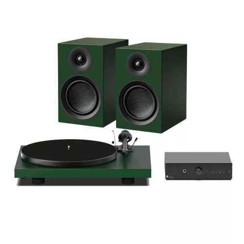 PRO-JECT SZÍNES HANGRENDSZER E - KOMPLETT HIFI SZETT - FENYŐZÖLD