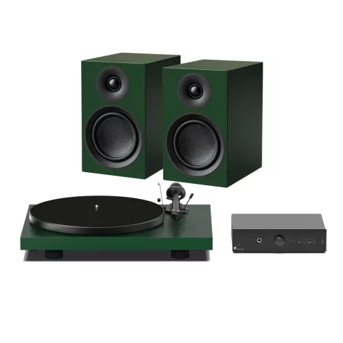Pro-Ject Színes Hangrendszer E - komplett hifi szett /fenyőzöld/
