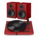 PRO-JECT JUKE BOX E1 - HIFI SZETT - VÖRÖS