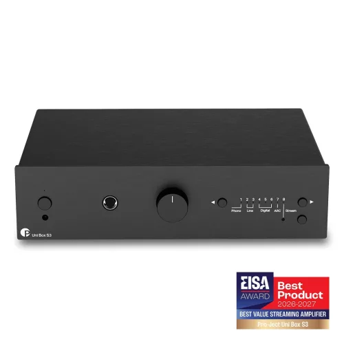 Pro-Ject Uni Box S3 - Sztereó erősítő és multiroom streamer /fekete/