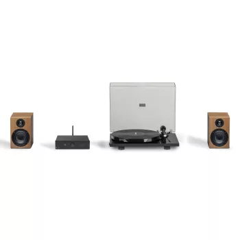   Pro-Ject Stereo Set E Phono - komplett hifi /dió és fekete szín/