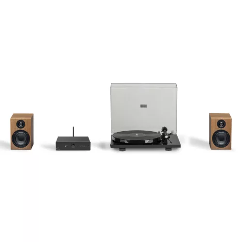 Pro-Ject Stereo Set E Phono - komplett hifi /dió és fekete szín/