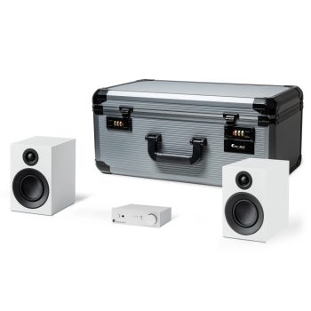 Pro-Ject Travel Set - Utazó HiFi /ezüst-fehér/