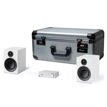 Pro-Ject Travel Set - Utazó HiFi /ezüst-fehér/