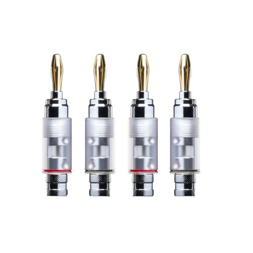 Pro-Ject Connect it LS S - banándugó készlet (2 piros/2 fekete)