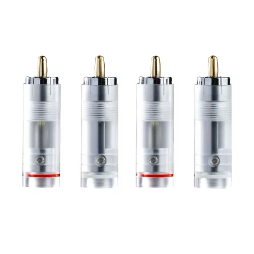 Pro-Ject Connect it S RCA csatlakozó készlet (2 piros/2 fehér)