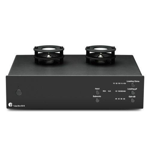 Pro-Ject Tube Box S3 B - szimmetrikus phono előerősítő /fekete/