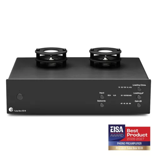 Pro-Ject Tube Box S3 B - szimmetrikus phono előerősítő /fekete/