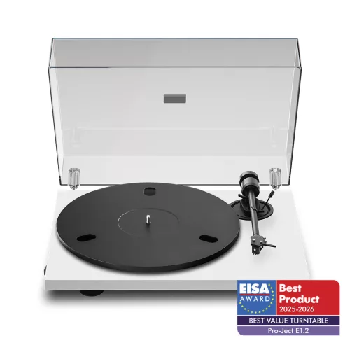 Pro-Ject E1.2 - Plug & Play lemezjátszó /lakk feher/