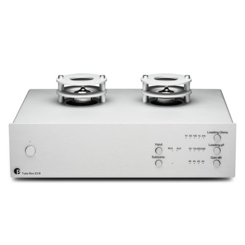 Pro-Ject Tube Box S3 B - szimmetrikus phono előerősítő /ezüst/