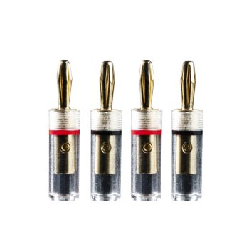   Pro-Ject Connect it LS E - banándugó szett (2 PIROS/2 FEKETE)