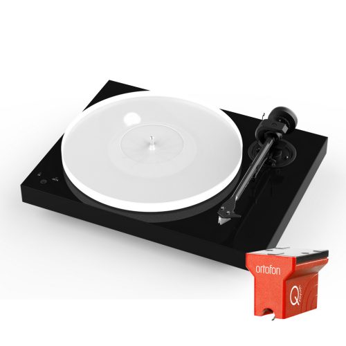 Pro-Ject X1 B - audiofil lemezjátszó - Ortofon Quintet Red MC hangszedővel /szatén fekete/