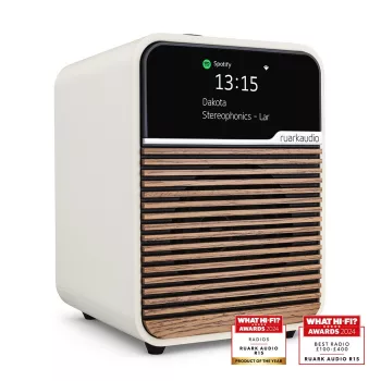   Ruark R1s Okos rádió - FM/DAB/Internet-radio/Spotify Connect/Bluetooth (világos krém)