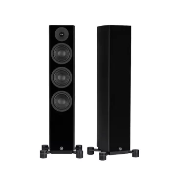   System Audio Legend 40.2 Silverback DS aktív, WiSA-képes, padlón álló négyutas zárt hangsugárzó pár, fekete