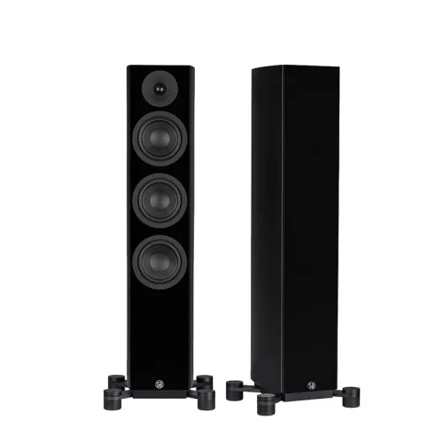System Audio Legend 40.2 Silverback DS aktív, WiSA-képes, padlón álló négyutas zárt hangsugárzó pár, fekete