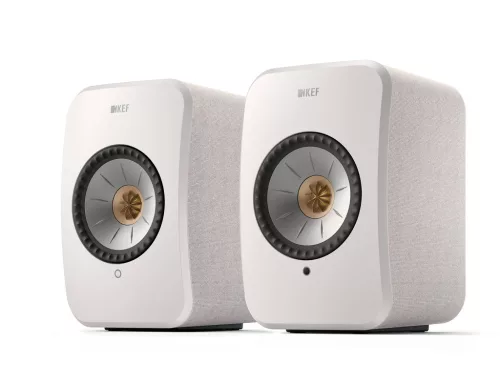 KEF LSX II aktív vezeték nélküli hangsugárzó pár, pamutfehér