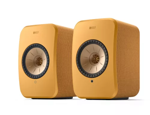 KEF LSX II aktív vezeték nélküli hangsugárzó pár, borostyán
