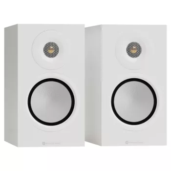   MONITOR AUDIO SILVER 50 8G Satin White POLCSUGÁRZÓ PÁR - szatén fehér