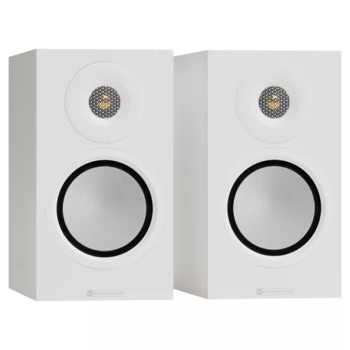 MONITOR AUDIO SILVER 50 8G Satin White POLCSUGÁRZÓ PÁR - szatén fehér