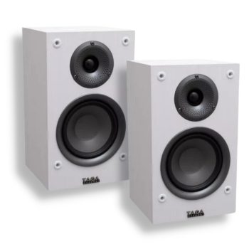   TAGA HARMONY TAV-807S HÁTTÉRSUGÁRZÓ POLC HANGFAL PÁR - FEHÉR