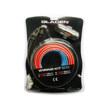   GLADEN AUDIO WK 10 AUTÓHIFI KÁBELKÉSZLET 10 MM2 + RCA KÁBEL