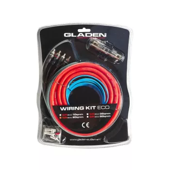   GLADEN AUDIO WK 20 AUTÓHIFI KÁBELKÉSZLET 20 MM2 + RCA KÁBEL