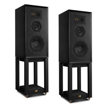 WHARFEDALE SUPER LINTON HANGFAL PÁR ÁLVÁNNYAL- FEKETE