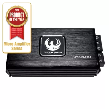  PHOENIX GOLD ZXM500.1 D OSZTÁLY 1 CSATORNÁS MINI AUTÓHIFI ERŐSÍTŐ 
