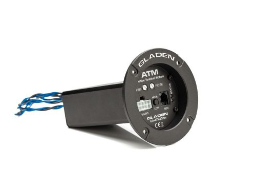 GLADEN AUDIO ATM2 MÉLYLÁDÁBA ÉPÍTHETŐ AUTÓHIFI ERŐSÍTŐ 2 OHM 200 W