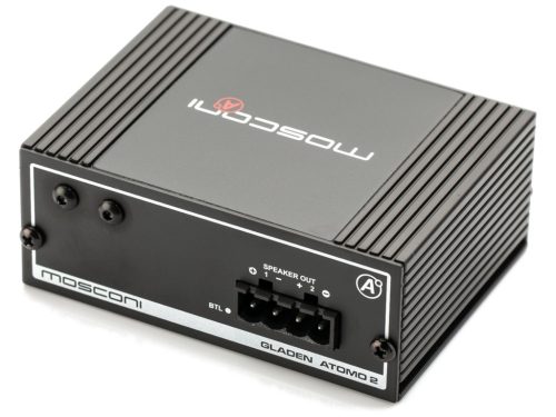 MOSCONI GLADEN ATOMO 2 KISMÉRETŰ 2 CSATORNÁS ERŐSÍTŐ 220 W 
