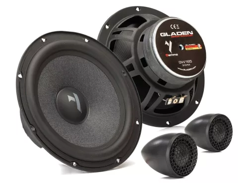 GLADEN AUDIO GAMMA 165.2 AC AKTÍV AUTÓHIFI HANGSZÓRÓ szett 16,5 CM 3 OHM