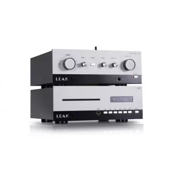   LEAK Stereo 130 sztereó erősítő + LEAK CDT CD-lejátszó - EZÜST