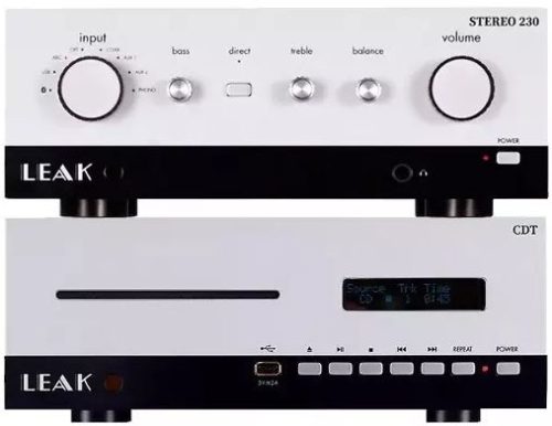 LEAK Stereo 230 sztereó erősítő + LEAK CDT CD-lejátszó - EZÜST