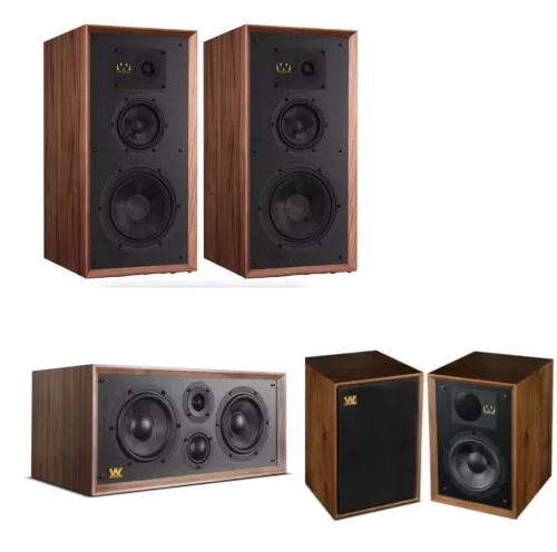 Wharfedale Linton  5.0 hangfalszett (1xpár Linton 1xpár Denton, 1xHeritage Centre) - dió