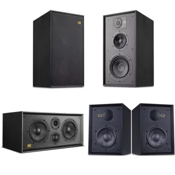   Wharfedale Linton  5.0 hangfalszett (1xpár Linton 1xpár Denton, 1xHeritage Centre) - fekete