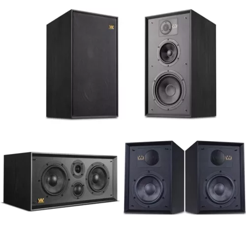 Wharfedale Linton  5.0 hangfalszett (1xpár Linton 1xpár Denton, 1xHeritage Centre) - fekete