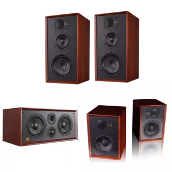  Wharfedale Linton  5.0 hangfalszett (1xpár Linton 1xpár Denton, 1xHeritage Centre) - mahagóni