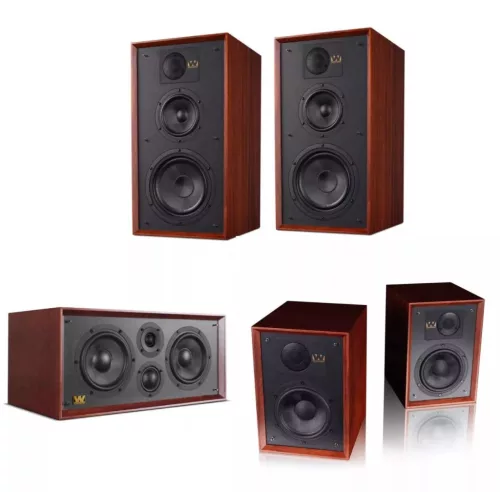Wharfedale Linton  5.0 hangfalszett (1xpár Linton 1xpár Denton, 1xHeritage Centre) - mahagóni