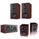 Wharfedale Linton  5.0 hangfalszett (1xpár Linton 1xpár Denton, 1xHeritage Centre) - mahagóni