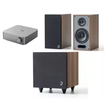   WIIM AMP + ELIPSON HORUS 6B + ELIPSON HORUS 8S - 2.1 RENDSZER TÖBB SZÍN