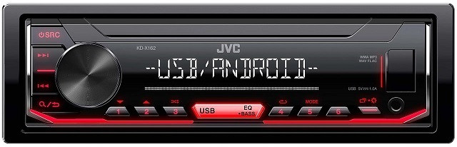JVC KD-X162 USB AUTÓRÁDIÓ