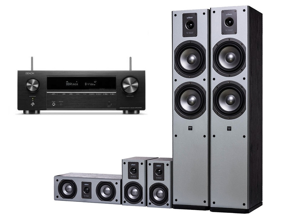 DENON AVR-X1700H + WILSON VIPER 5.0 HÁZIMOZI SZETT