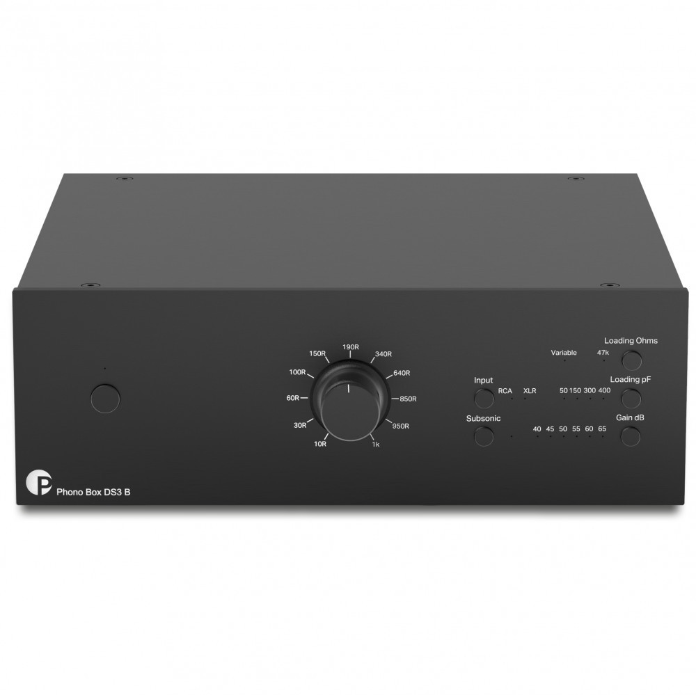 Pro-Ject Phono Box DS3 B - szimmetrikus phono előfok /fekete/